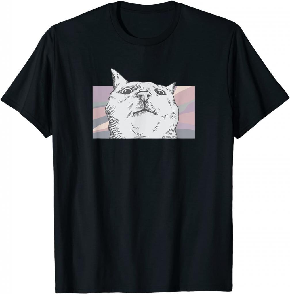 Lustiges Katzenbild mit Katzenportrait T-Shirt
