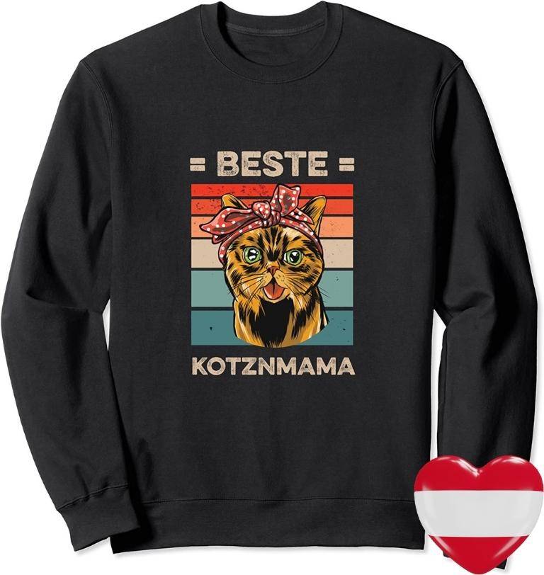 Beste-Kotznmama-Katzen-Sweatshirt